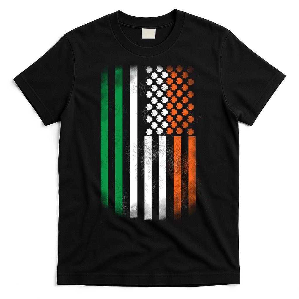 Cool Irish American Flag T-Shirt