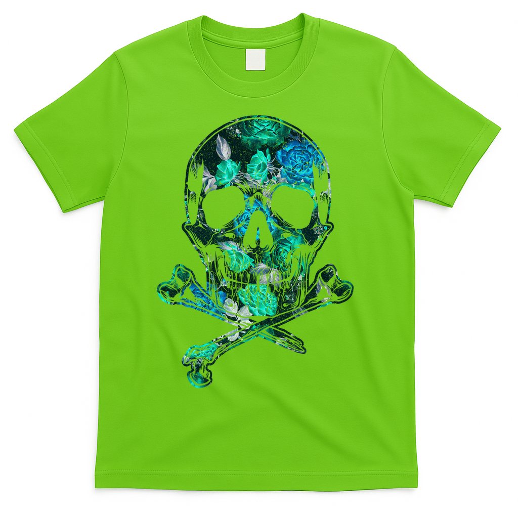 Cool Summer Graphic Skull T-Shirt