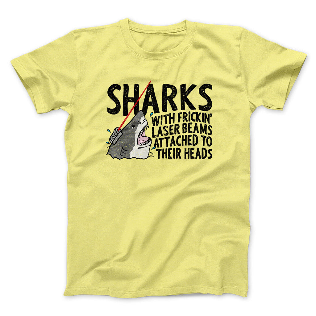 Sharks With Frickinâ€™ Laser Beams Funny Movie Men/Unisex T-Shirt