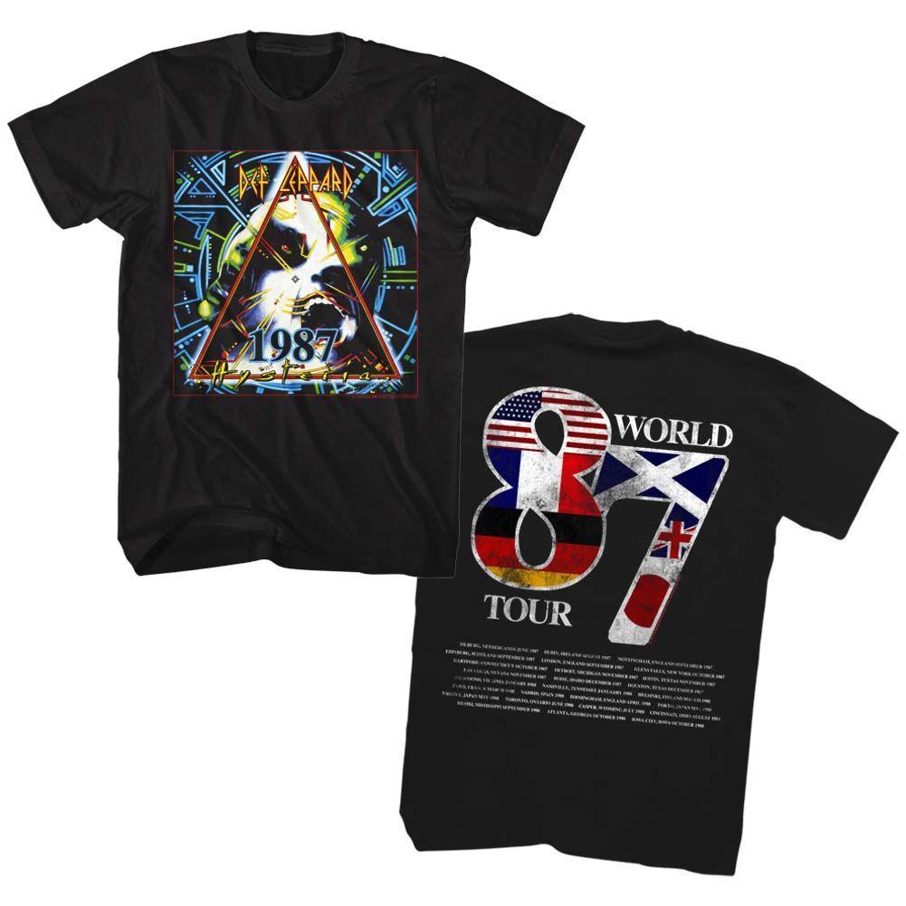 Def Leppard Def World Tour Boyfriend Tee