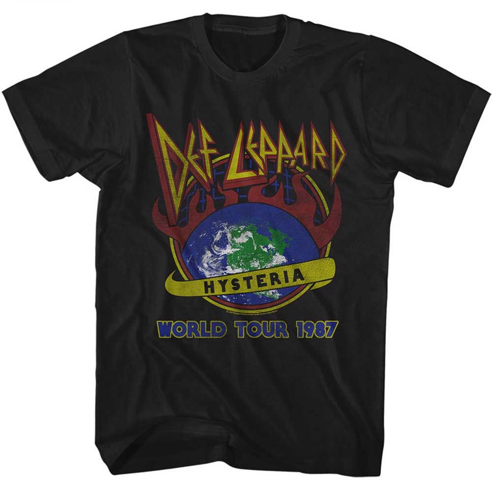 Def Leppard - Hysteria World Tour Boyfriend Tee