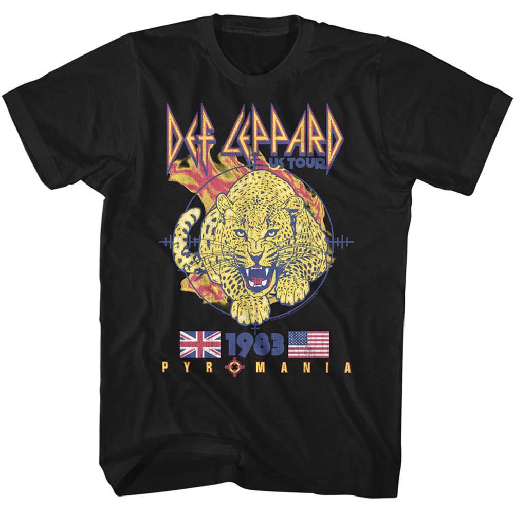 Def Leppard - Pyromania Tour Boyfriend Tee