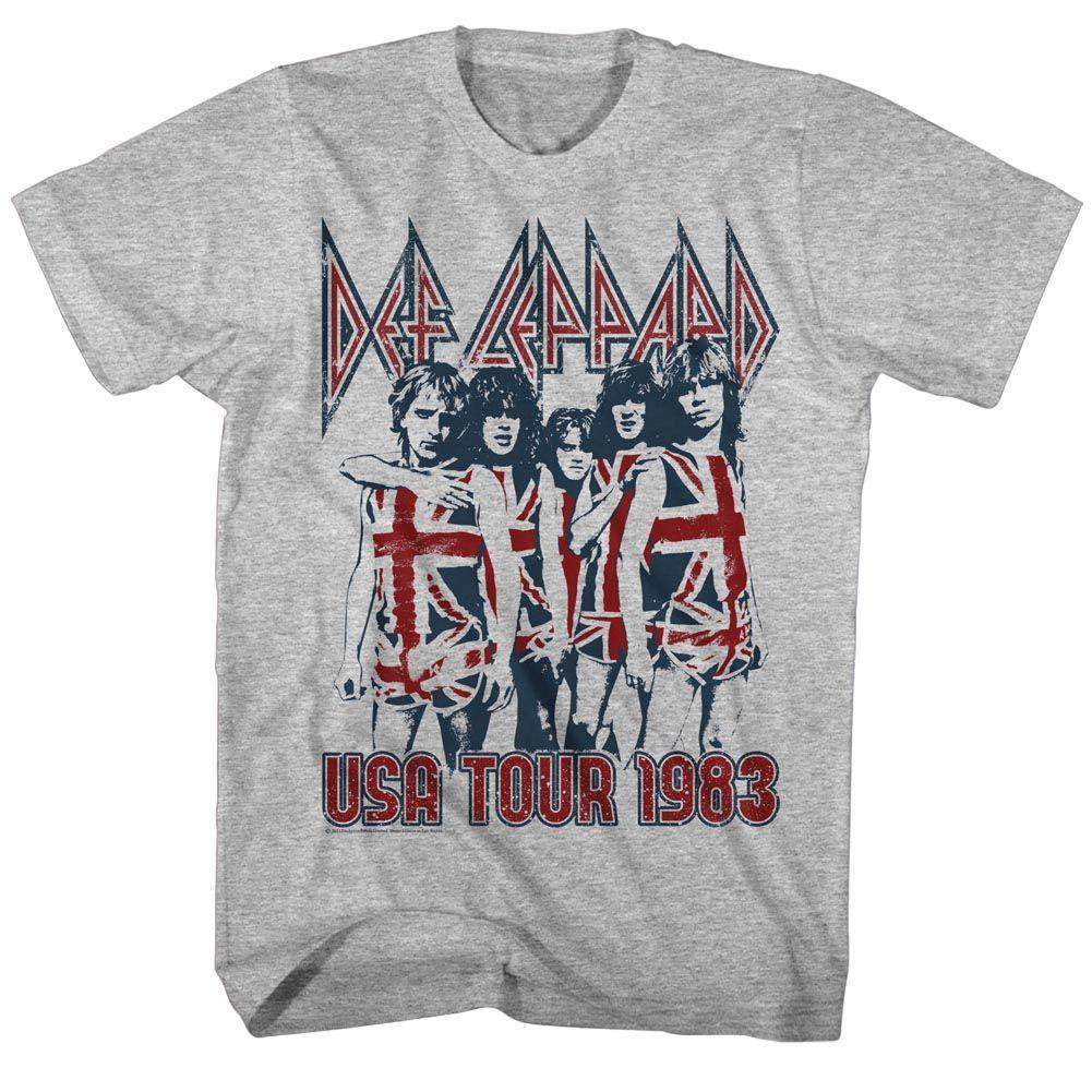 Def Leppard USA Tour 1983 Boyfriend Tee