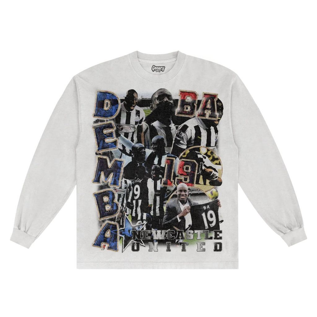 Demba Ba Newcastle Classic Long Sleeved Tee