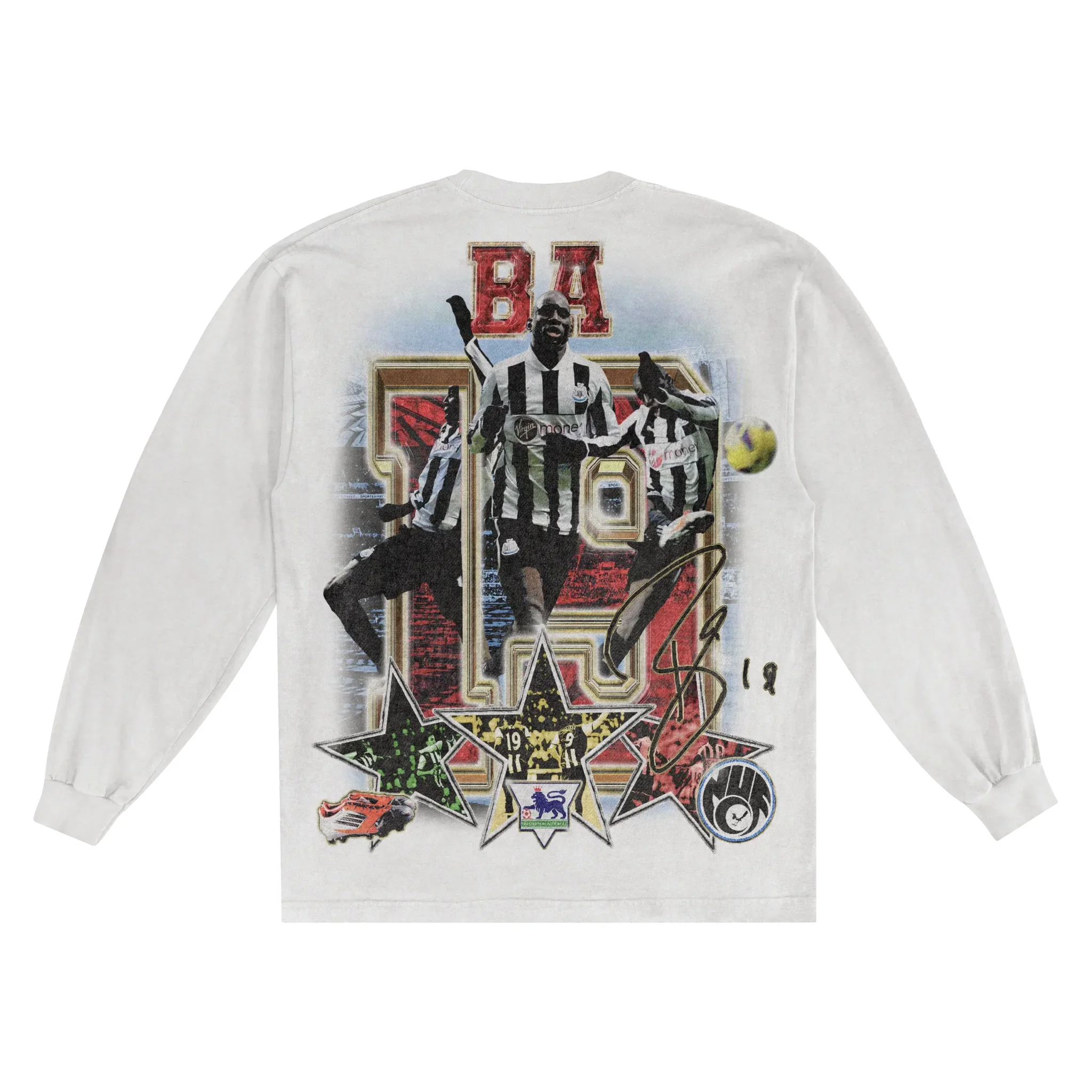 Demba Ba Newcastle Classic Long Sleeved Tee