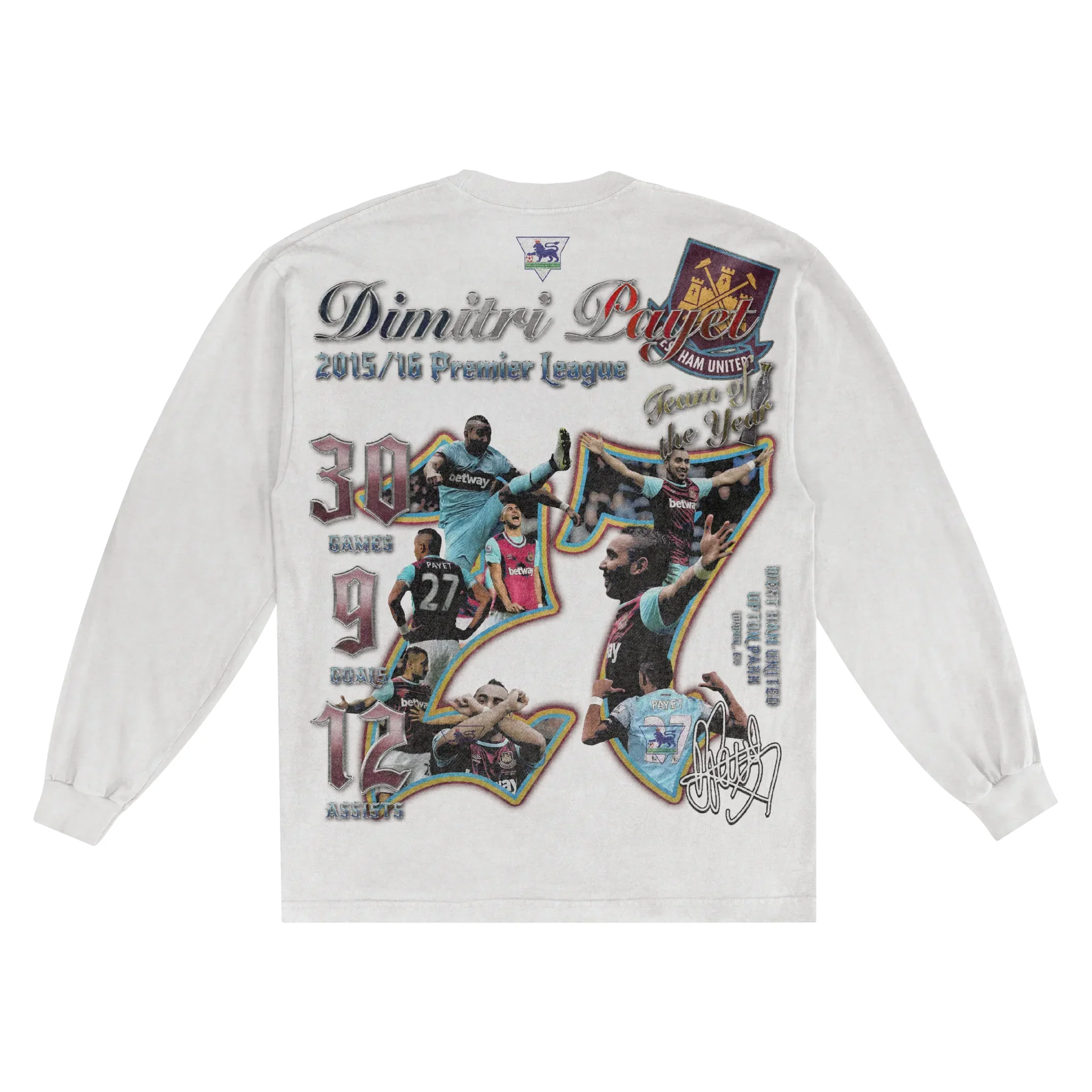Dimitri Payet West Ham Classic Long Sleeved Tee
