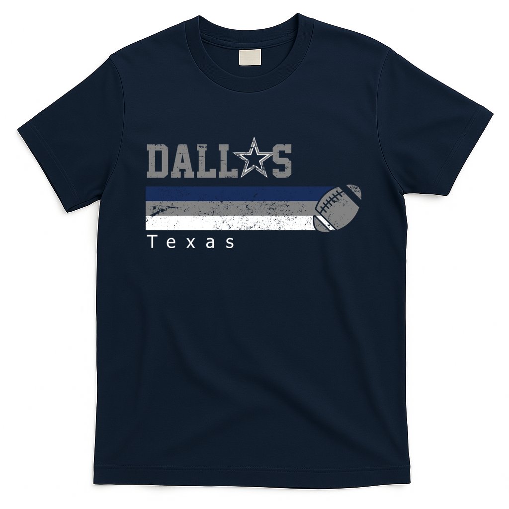 Dallas Texas Vintage Retro Football T-Shirt