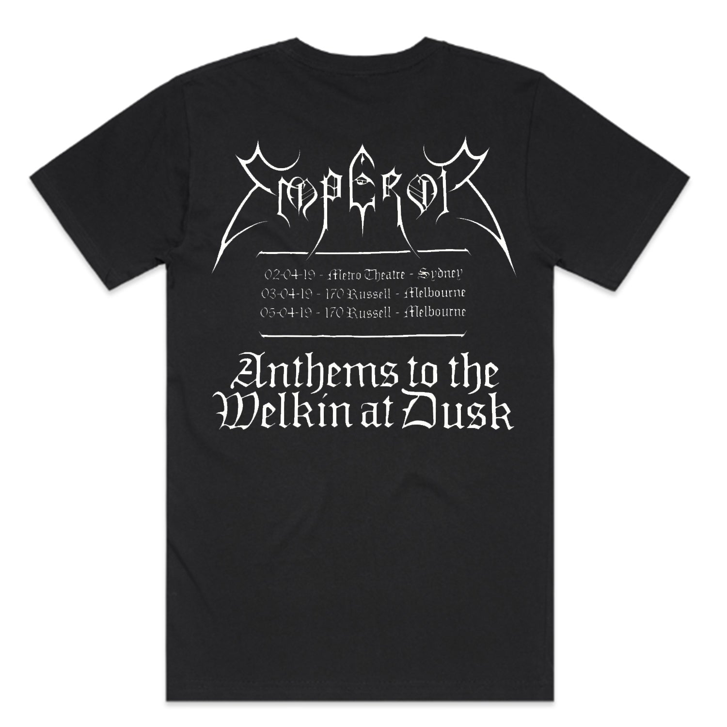 Anthems Aus Tour 2019 T-shirt