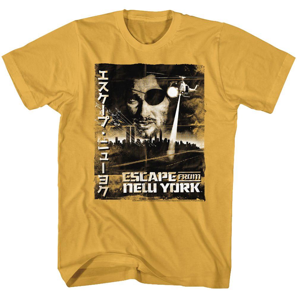 Escape From New York Worn Japaese Poster Boyfriend Tee
