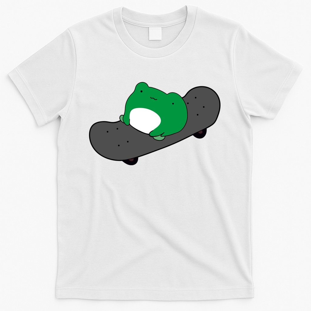 Funny Frog On Skateboard T-Shirt