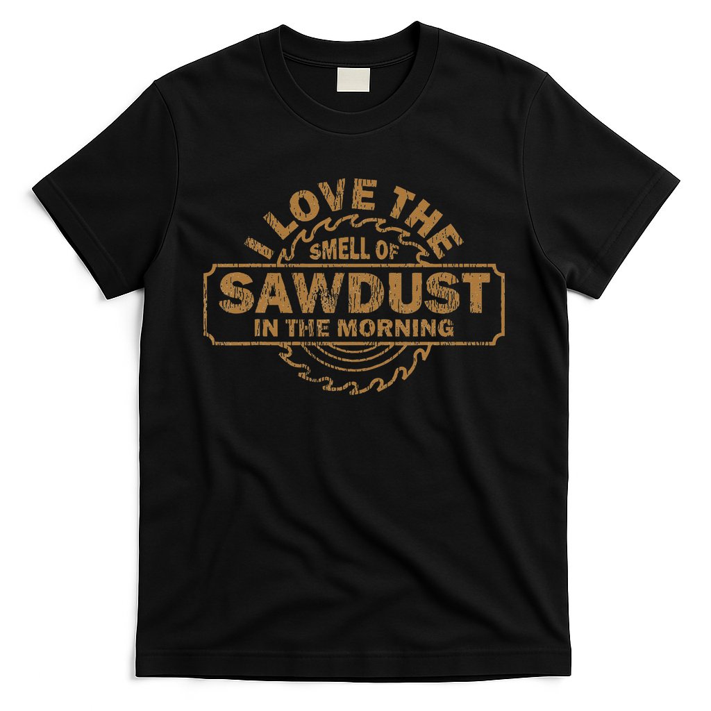 Funny I Love The Smell Of Sawdust In The Morning Carpenter T-Shirt