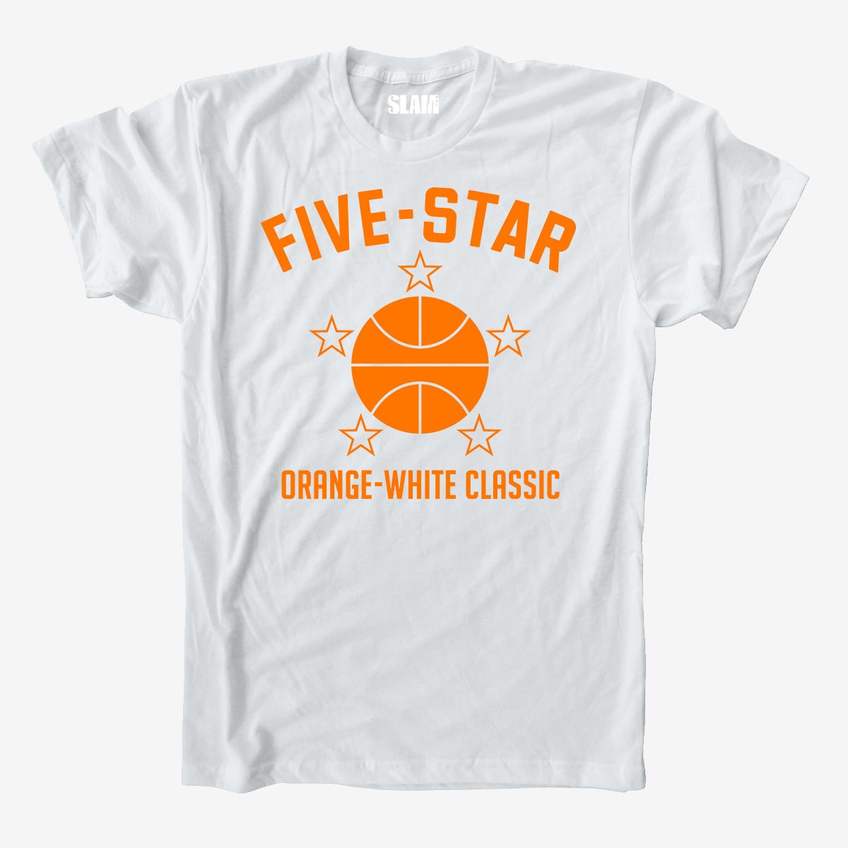 Five-Star Orange-White Game Vintage Tee