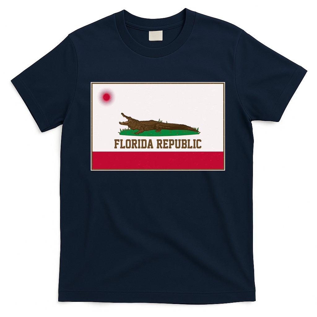 Florida Republic Vintage Alligator Flag T-Shirt