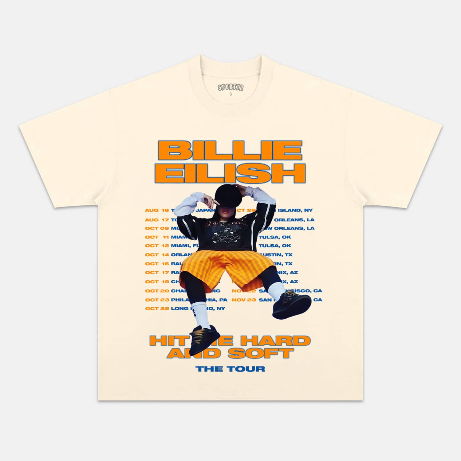 BILLIE EILISH 2025 THE TOUR TEE