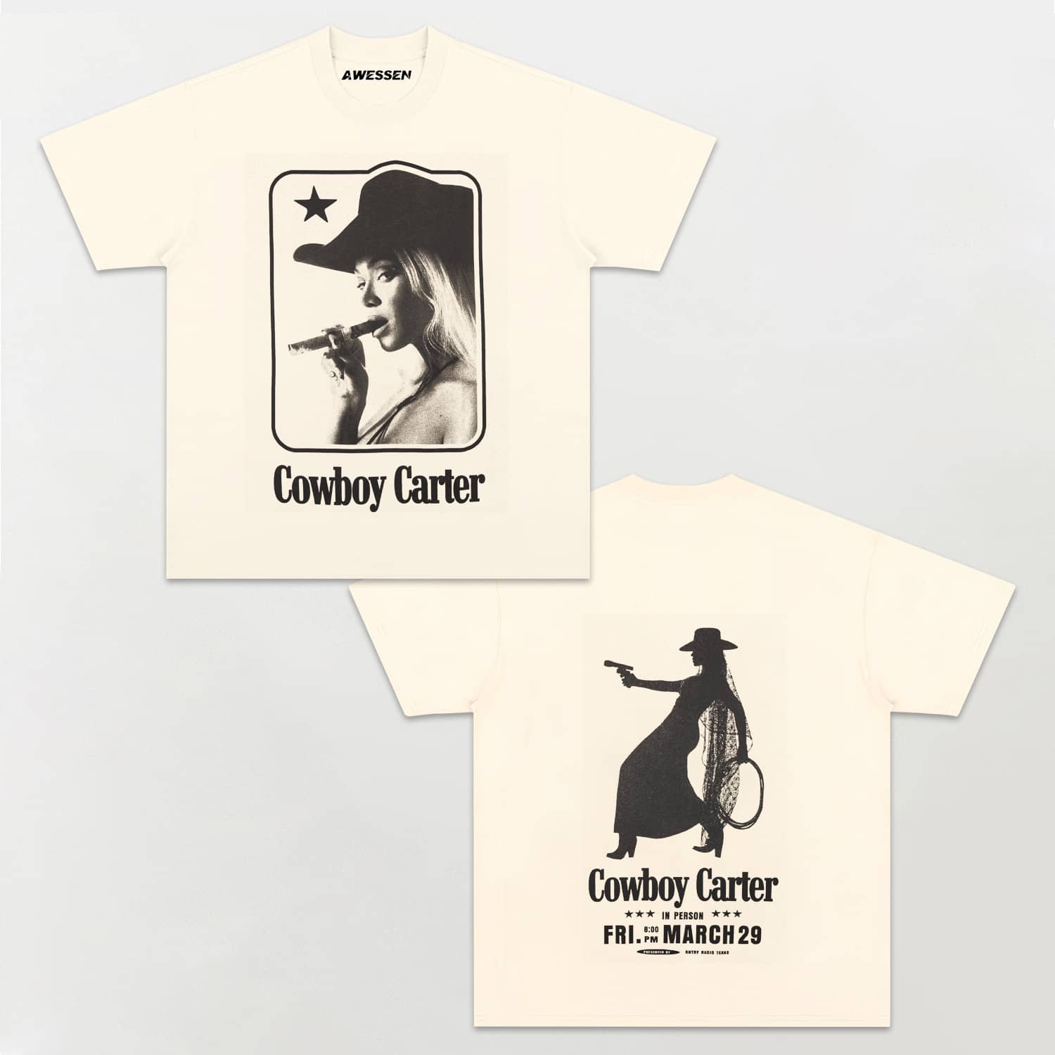 COWBOY CARTER TOUR  TEE 3.0