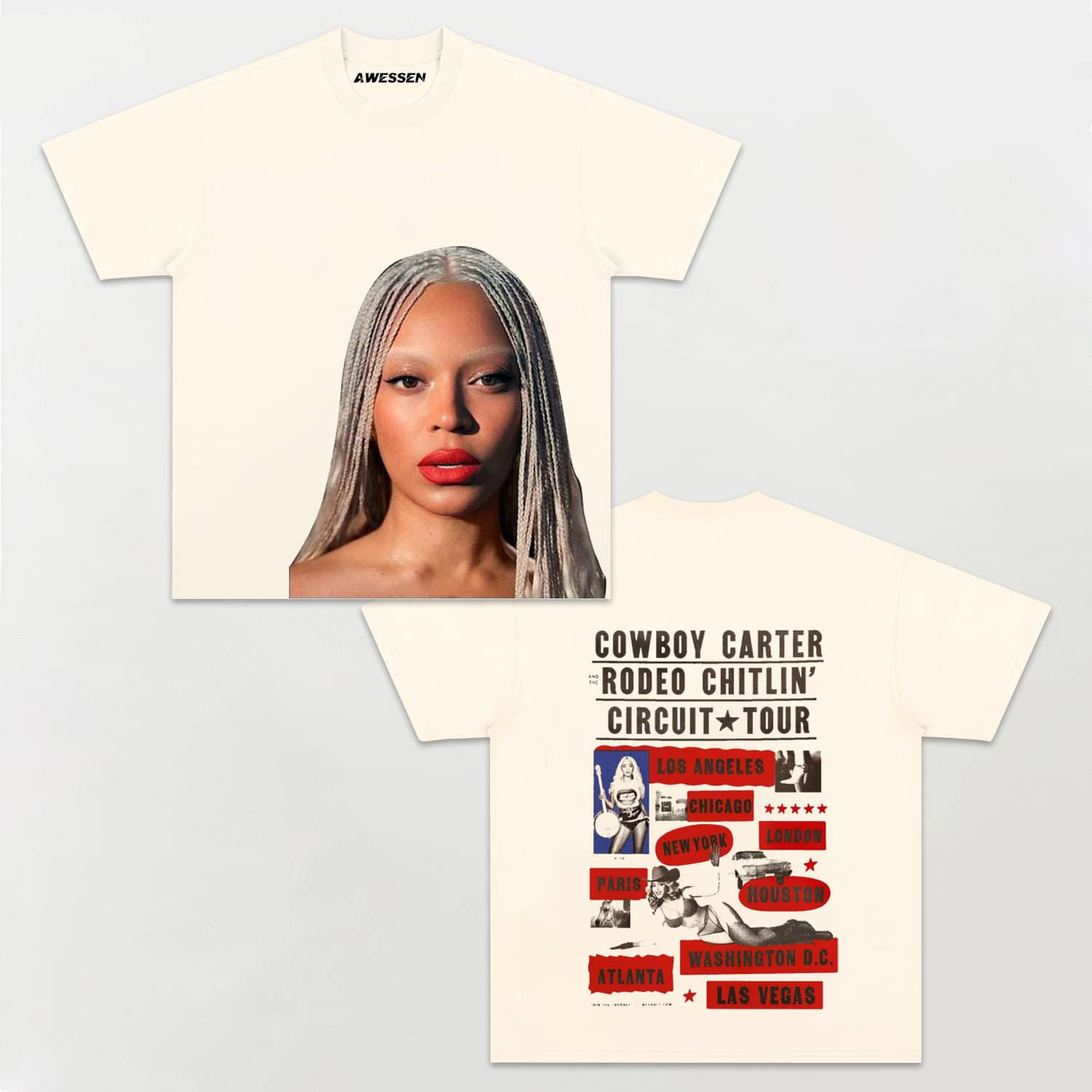 COWBOY CARTER TOUR  TEE 5.0