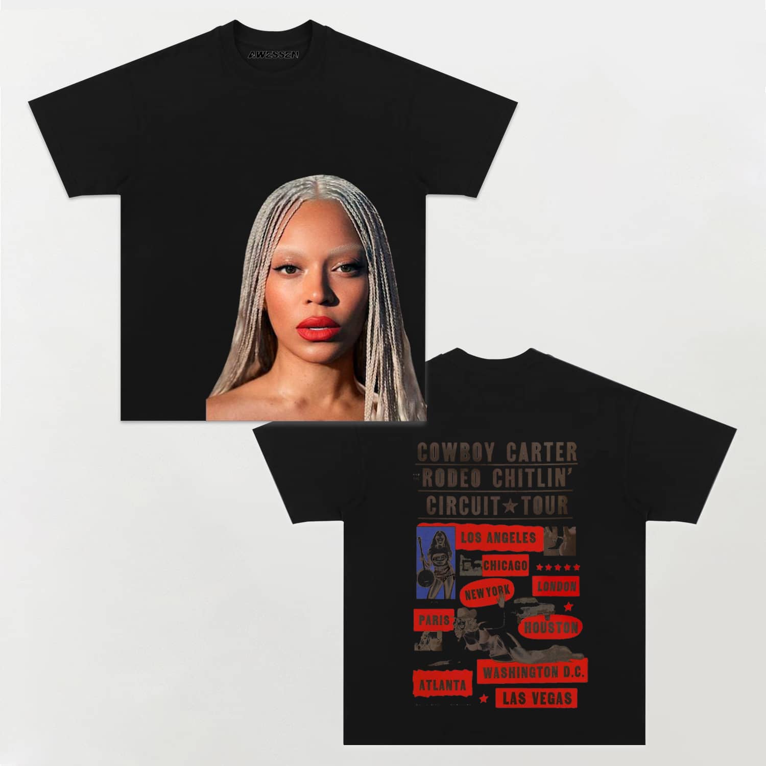 COWBOY CARTER TOUR  TEE 5.0