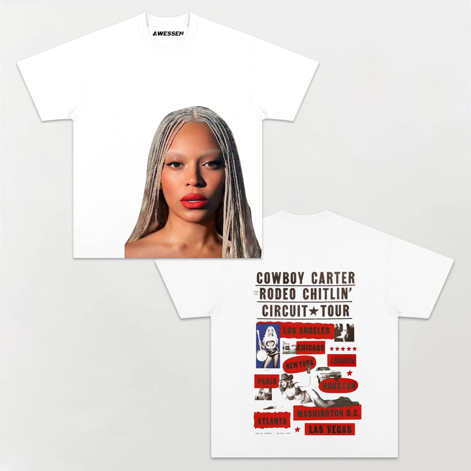 COWBOY CARTER TOUR  TEE 5.0