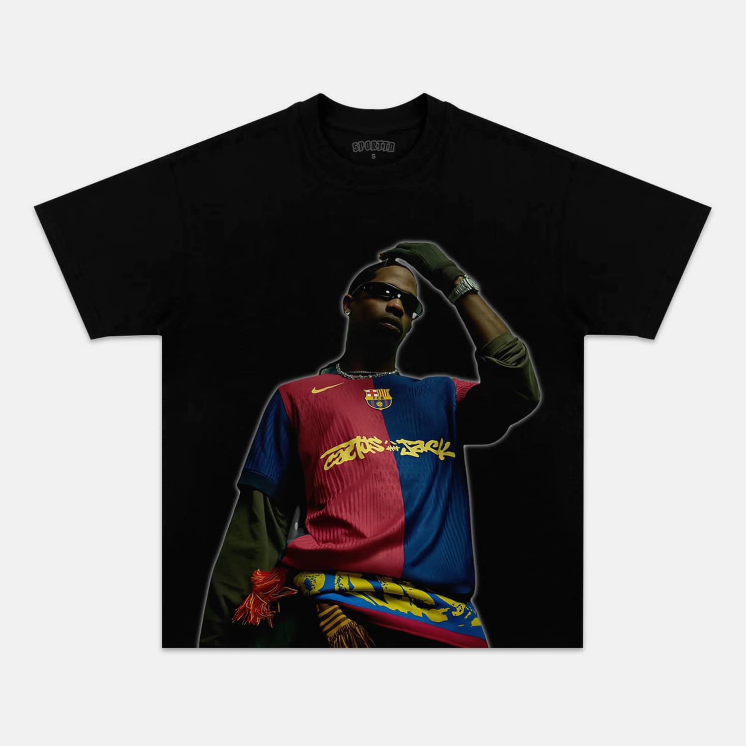 TRAVIS SCORTT & FC BARCELONA 2025 TEE