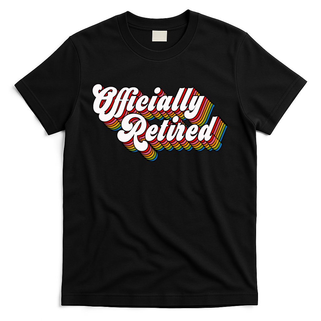 Funny Retro Retired Retirement Gift T-Shirt