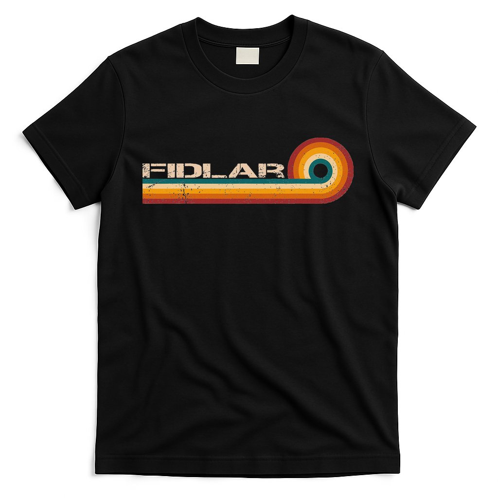 Fidlar Retro Stripes Musician Vintage T-Shirt