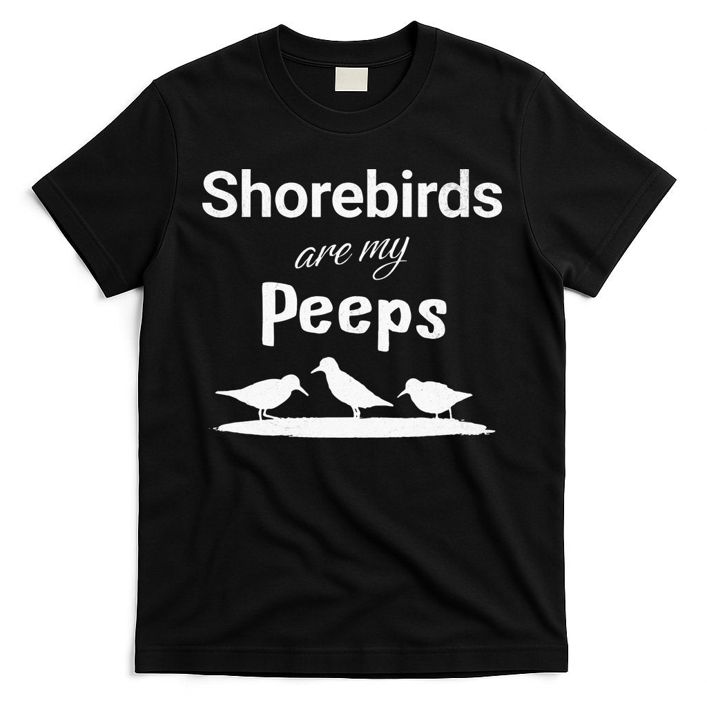 Funny Shorebird Sandpiper Peeps Birdwatching Birder T-Shirt