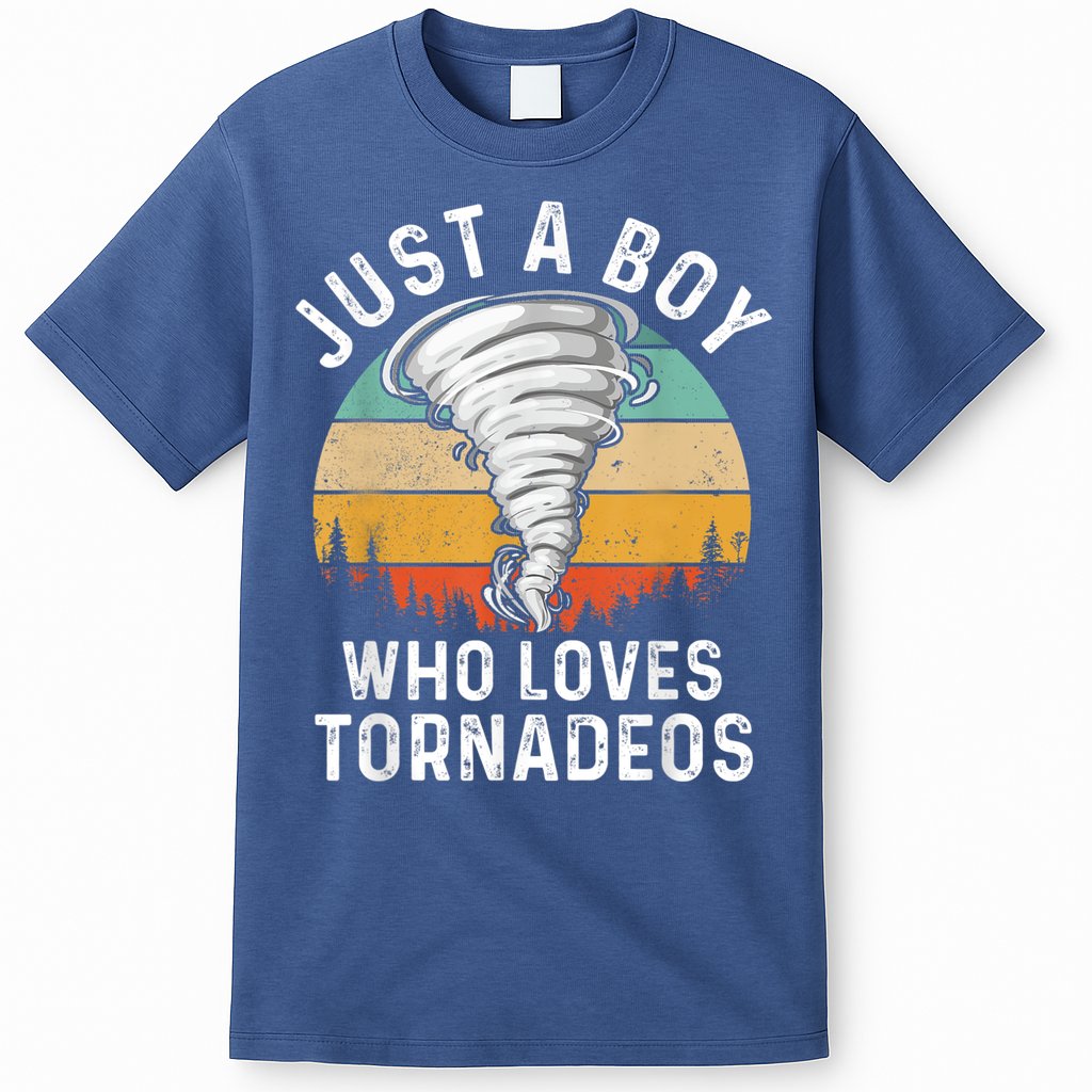 Funny Tornado Storm Chasing Twister Hurricane Boys T-Shirt