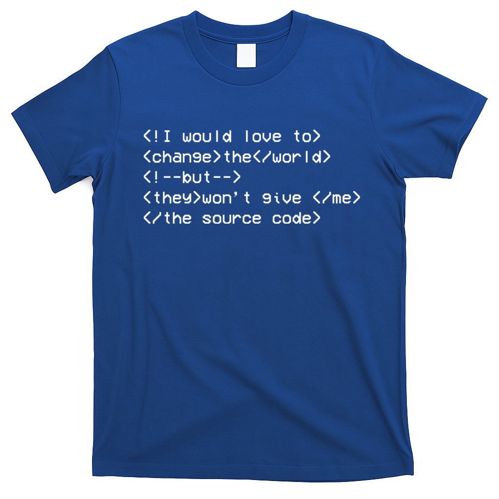 Funny Programmer Change The World T-Shirt