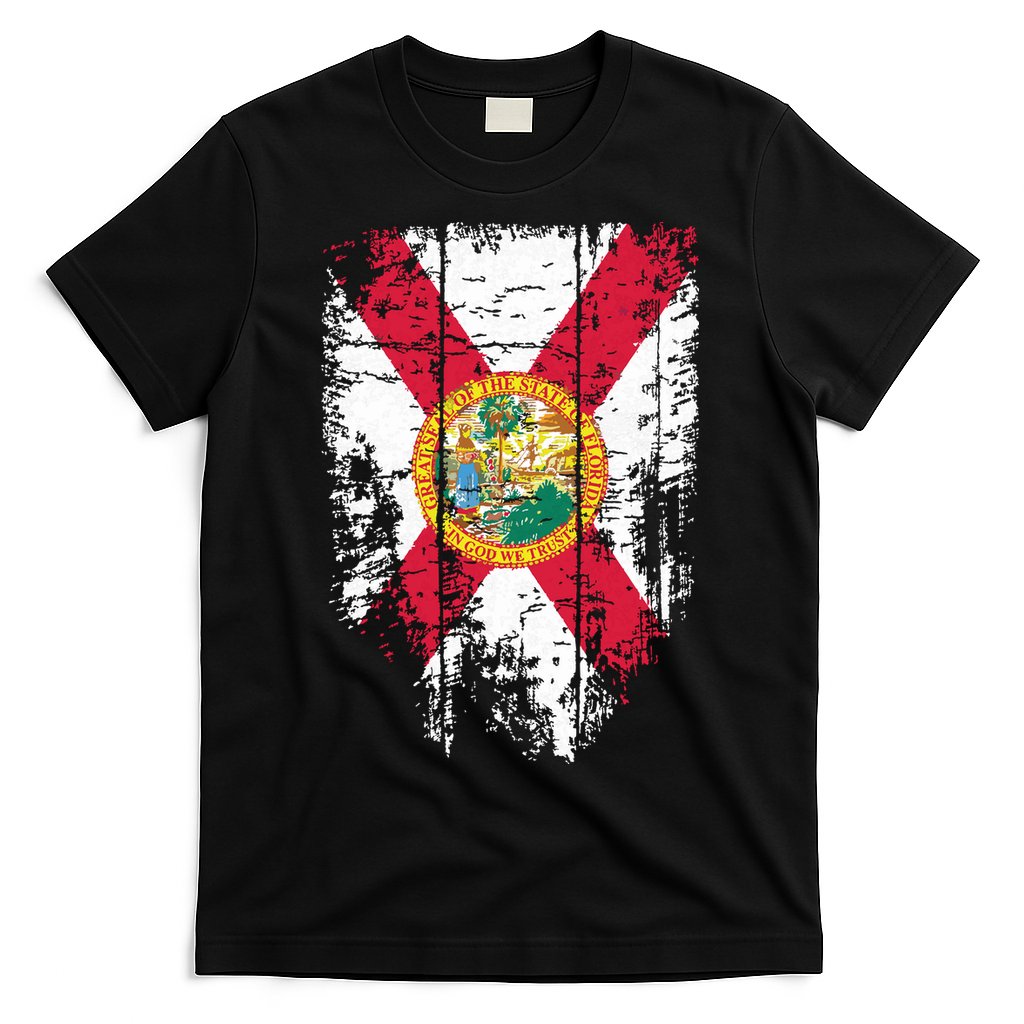 Florida Vintage Distressed Florida Flag T-Shirt