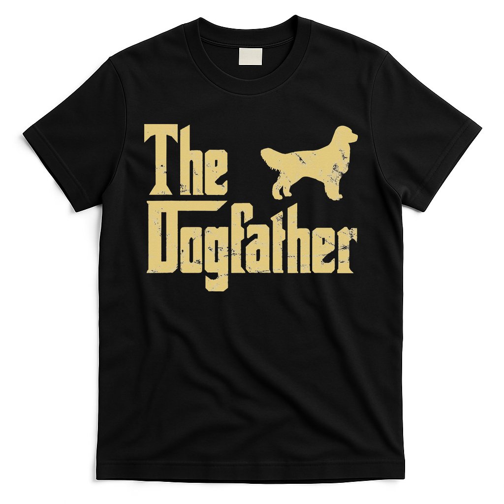 Golden Retriever Funny Dog The Dogfather Parody T-Shirt