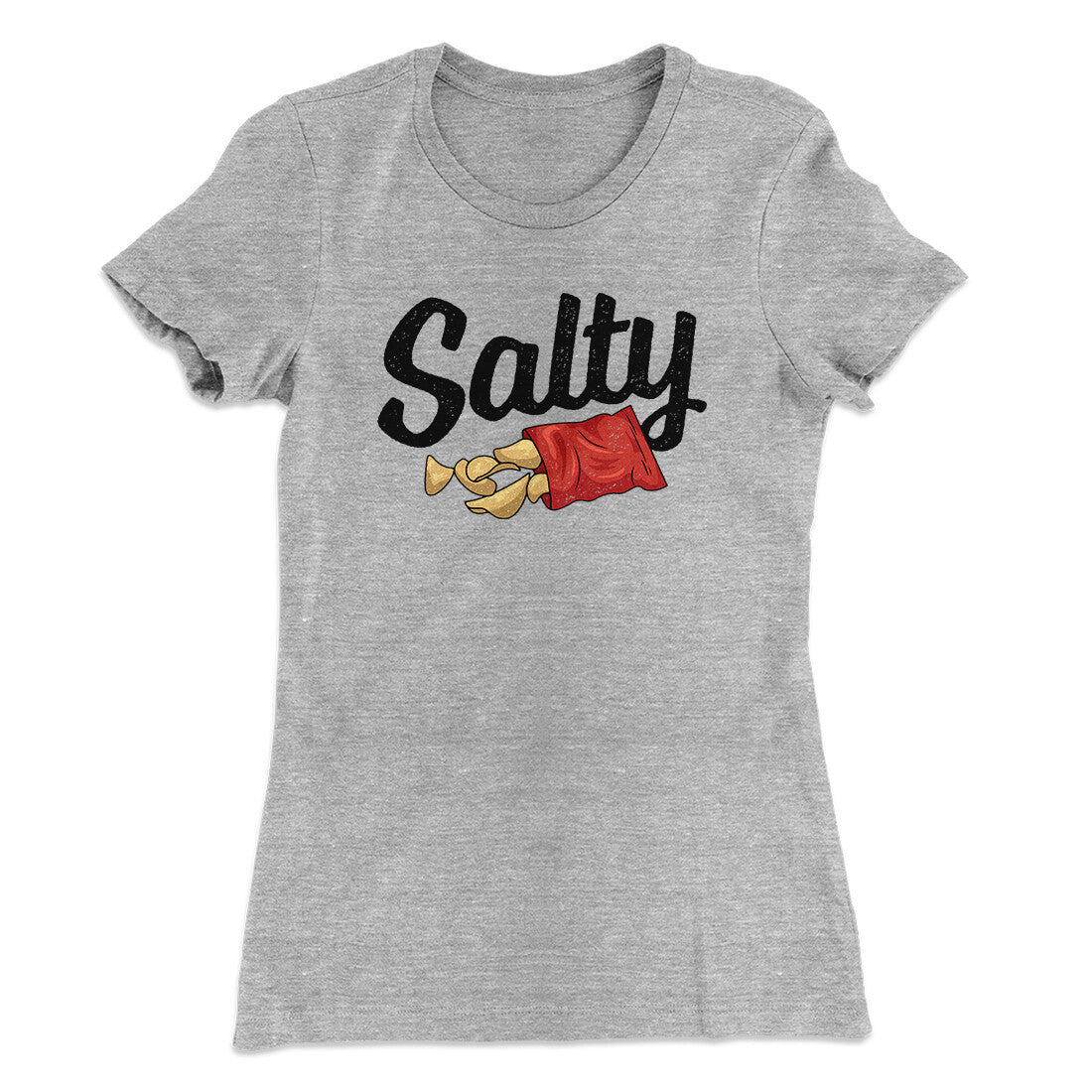 Salty Chips Funny Women's T-Shirt