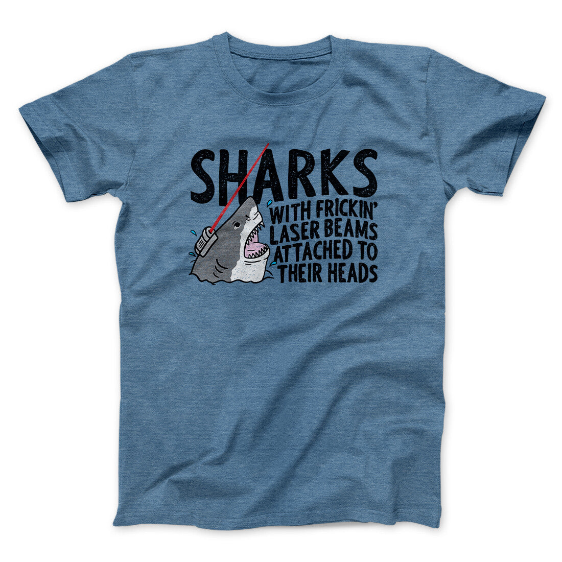 Sharks With Frickinâ€™ Laser Beams Funny Movie Men/Unisex T-Shirt