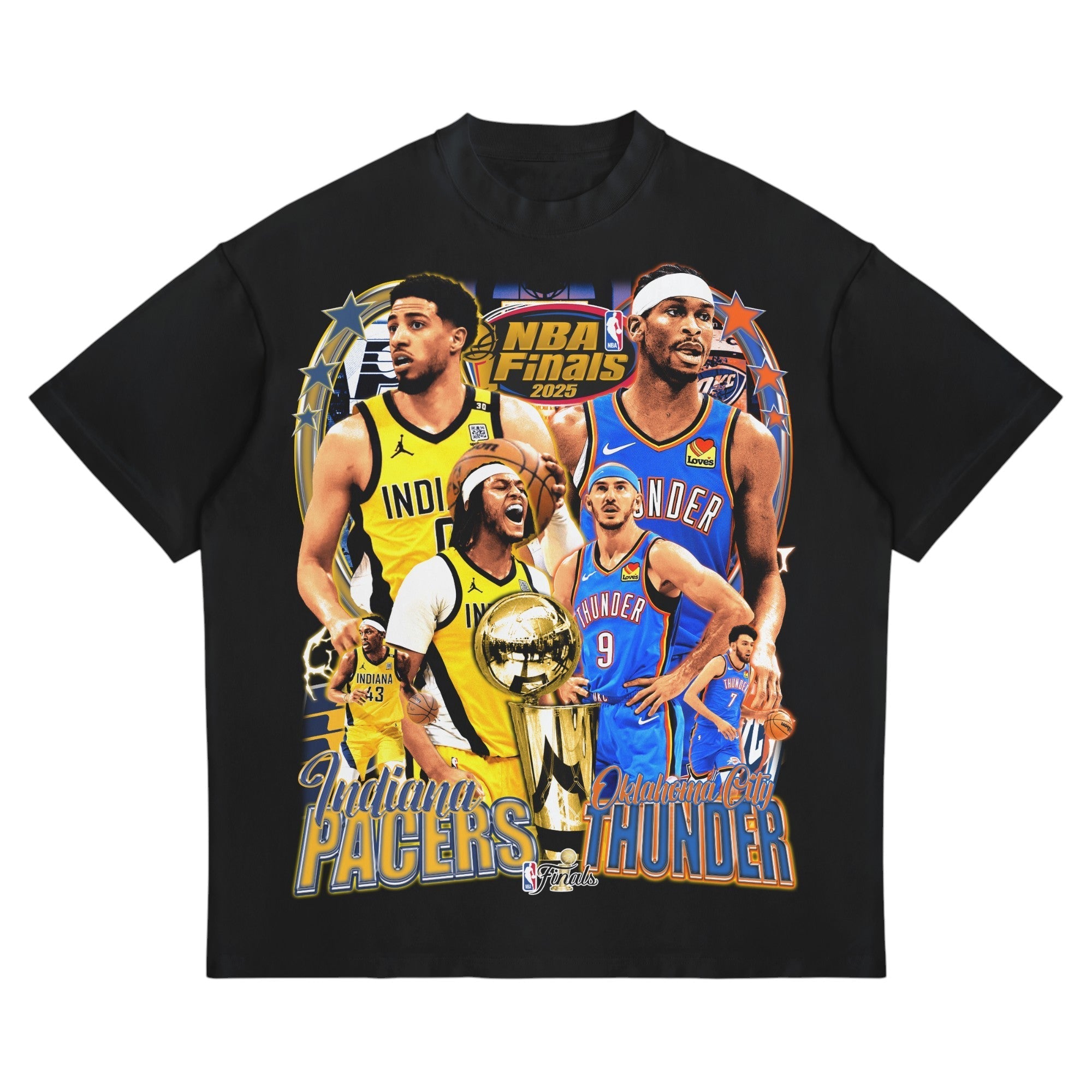 PACERS VS THUNDER NBA FINALS 2025 TEE DS