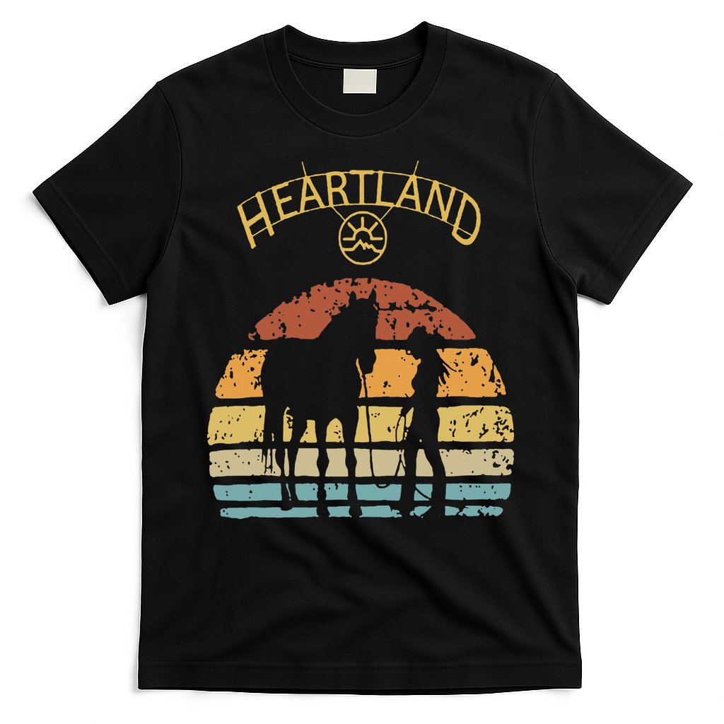 Heartland Retro Vintage Sunset T-Shirt