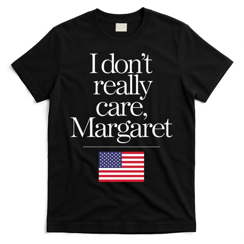 I DonT Really Care Margaret Funny Minimalist Jd Vance Long Sleeve T-Shirt