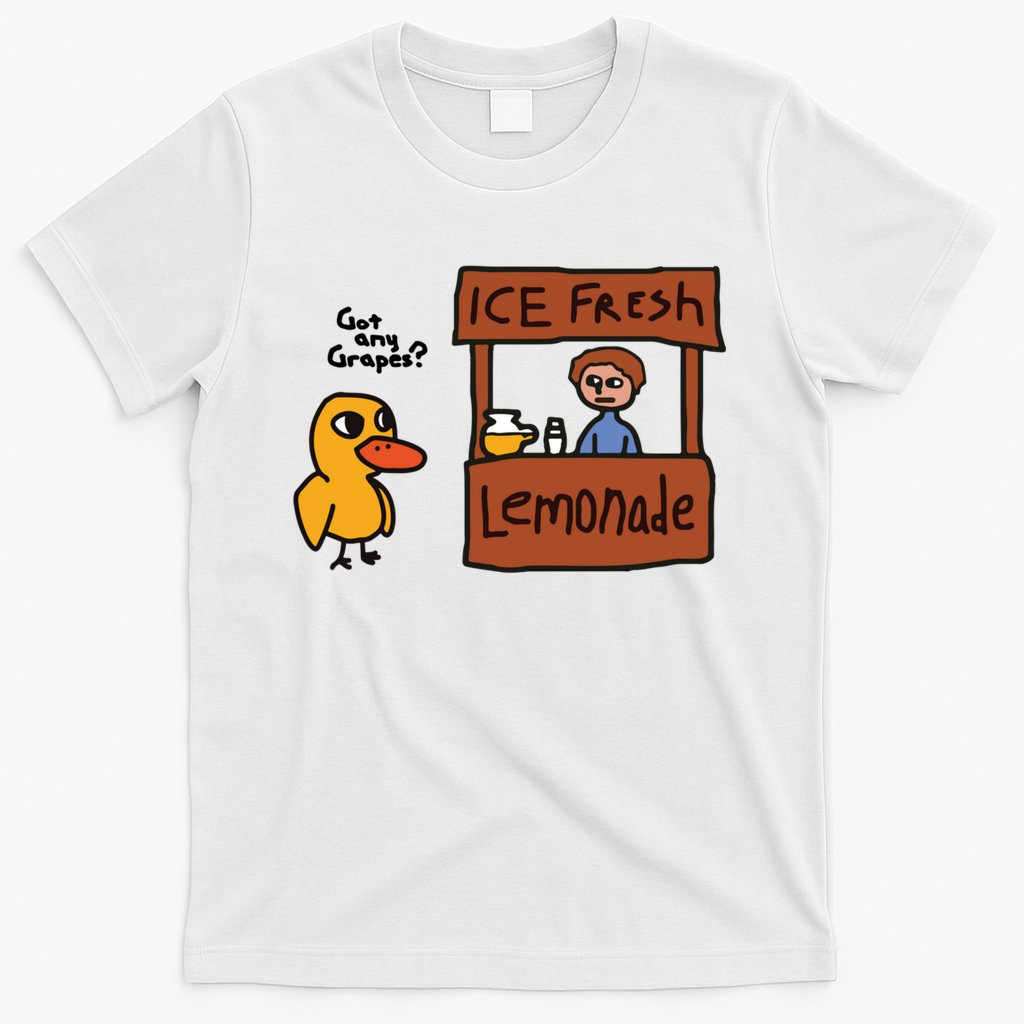 Ice Fresh Lemonade Got Any Grapes Duck Funny Ice Fresh T-Shirt