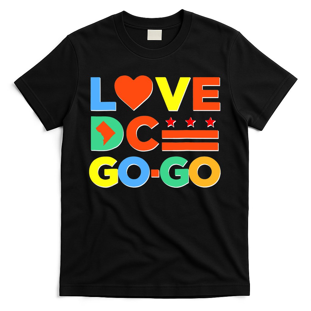 I Heart Love DC Washington D.C I Love Go Go Graphics T-Shirt