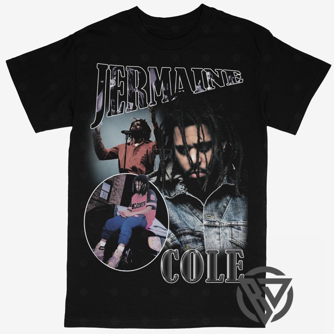J Cole Tee Shirt Hip Hop Rap Style Concert Tour Music Artist (Jermaine)