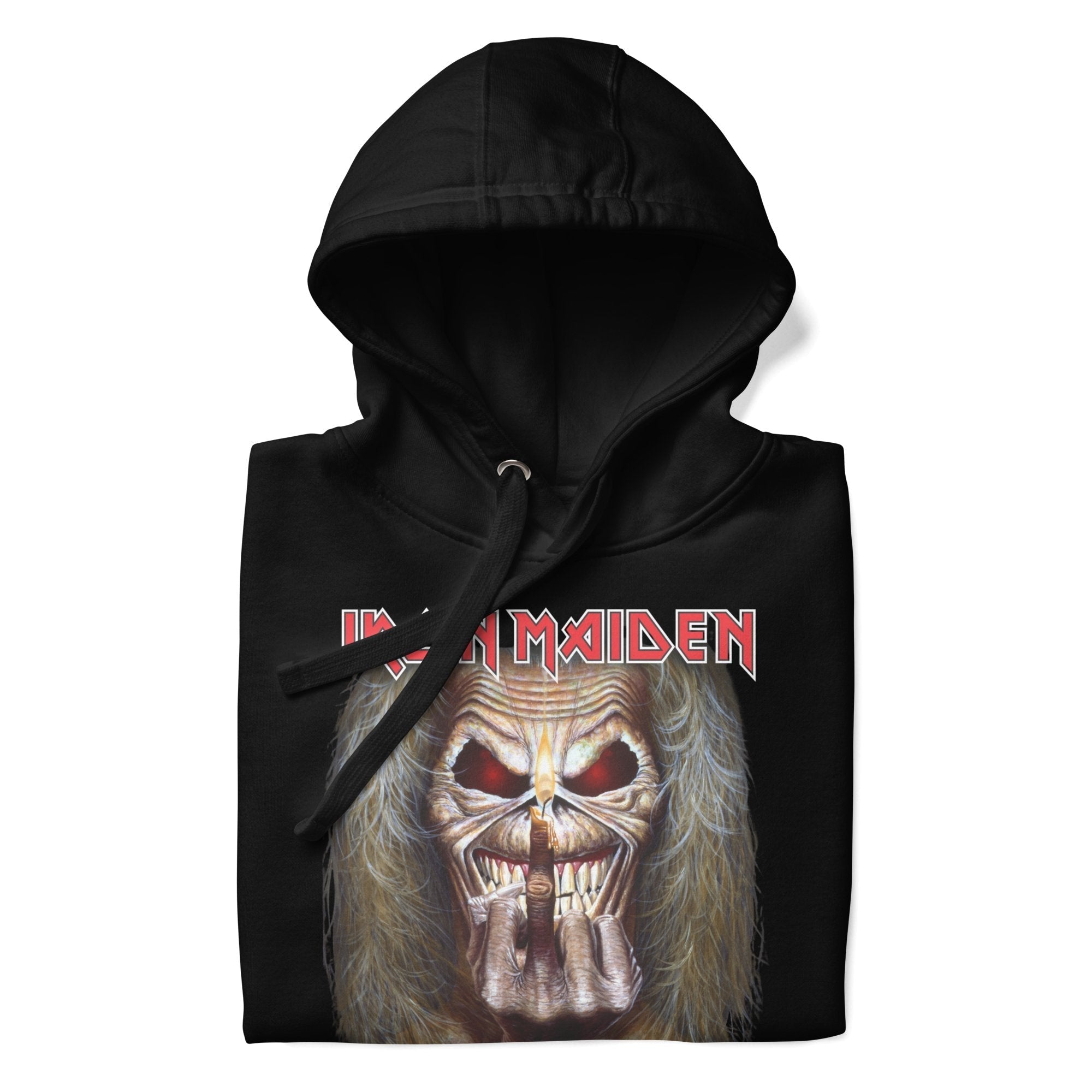 Iron Maiden Candle Finger Classic Hoodie