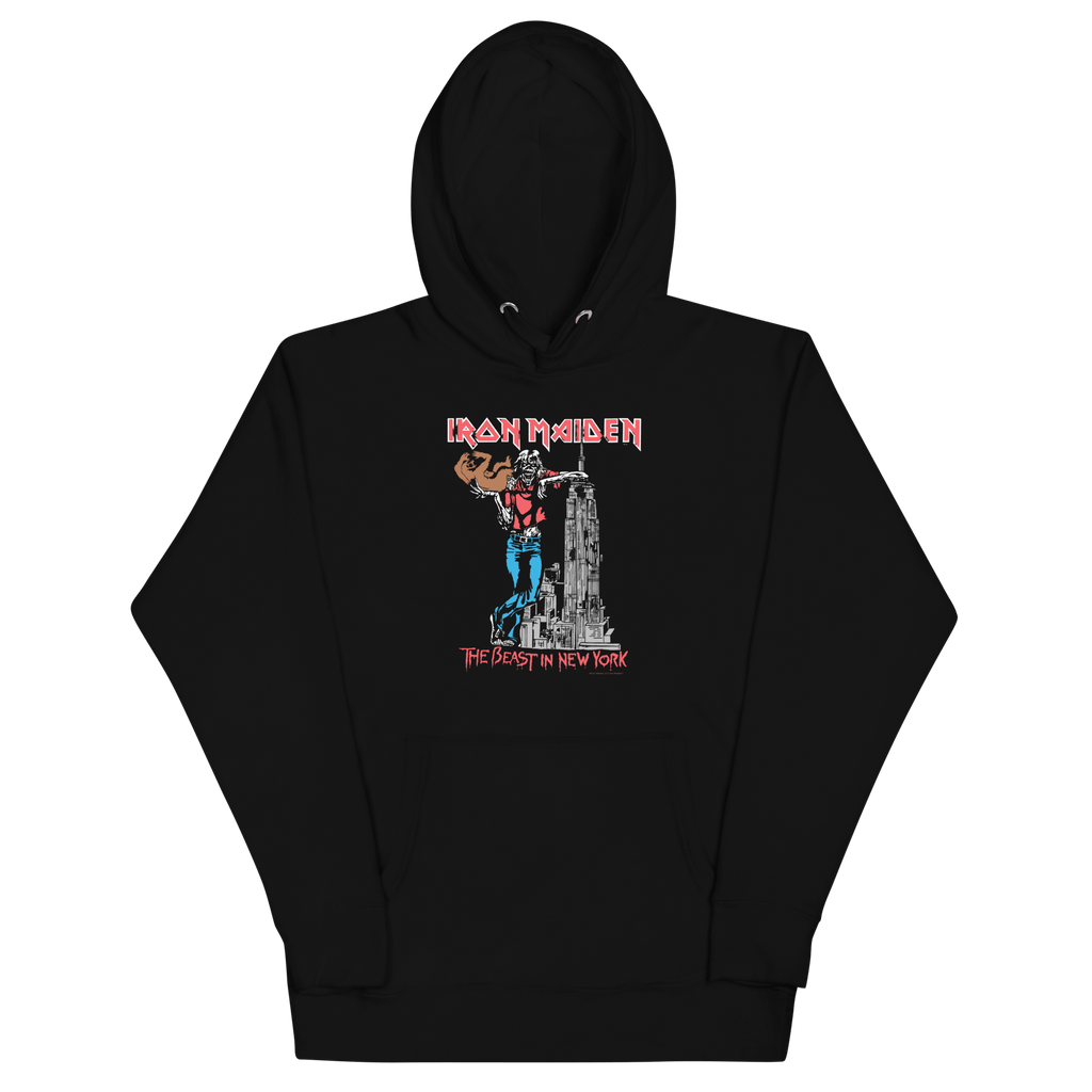 Iron Maiden NYC 1982 Vintage Tour Hoodie
