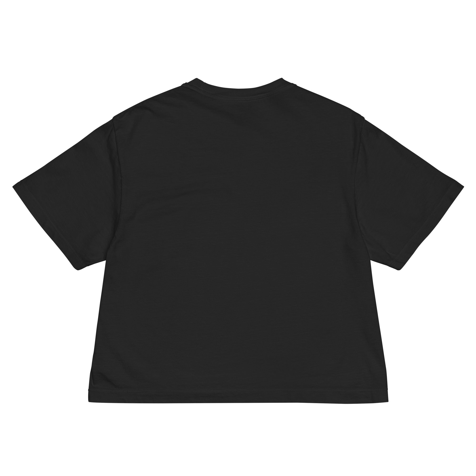 Iron Maiden NYC 1982 Vintage Tour Mineral Wash Womens Crop Tee