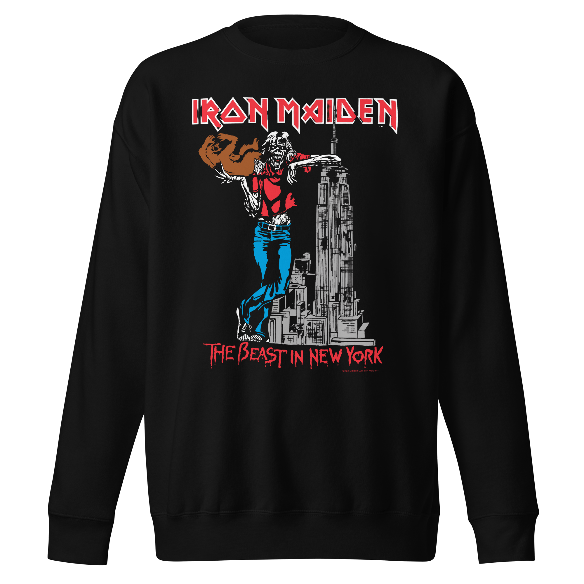 Iron Maiden NYC 1982 Vintage Tour Sweatshirt
