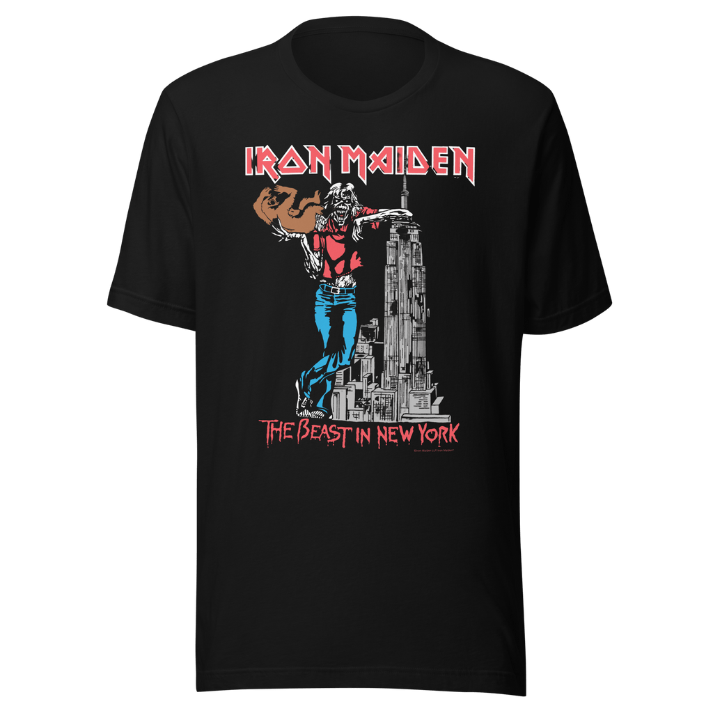 Iron Maiden NYC 1982 Vintage Tour T-Shirt