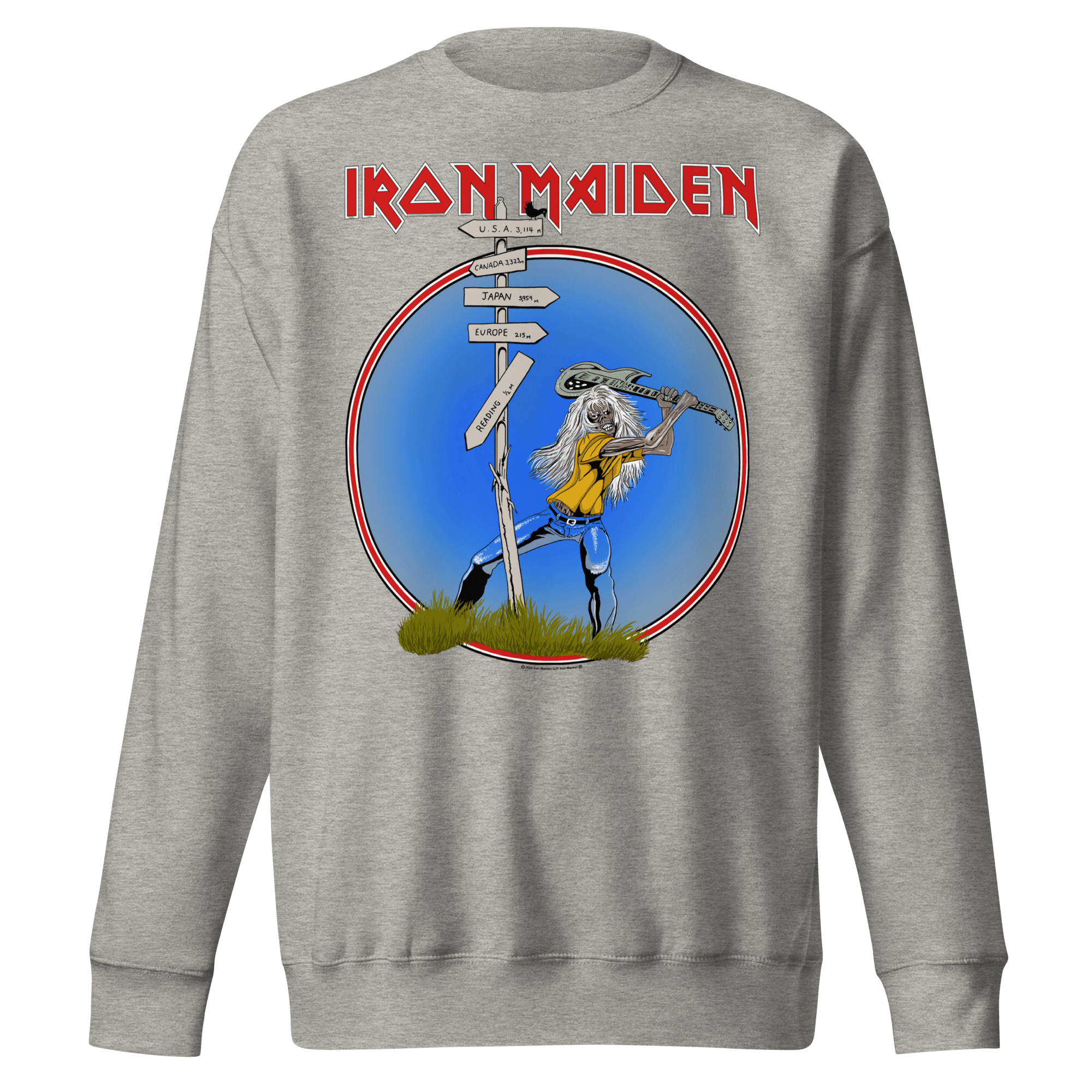 Iron Maiden Reading 1982 Vintage Tour Sweatshirt