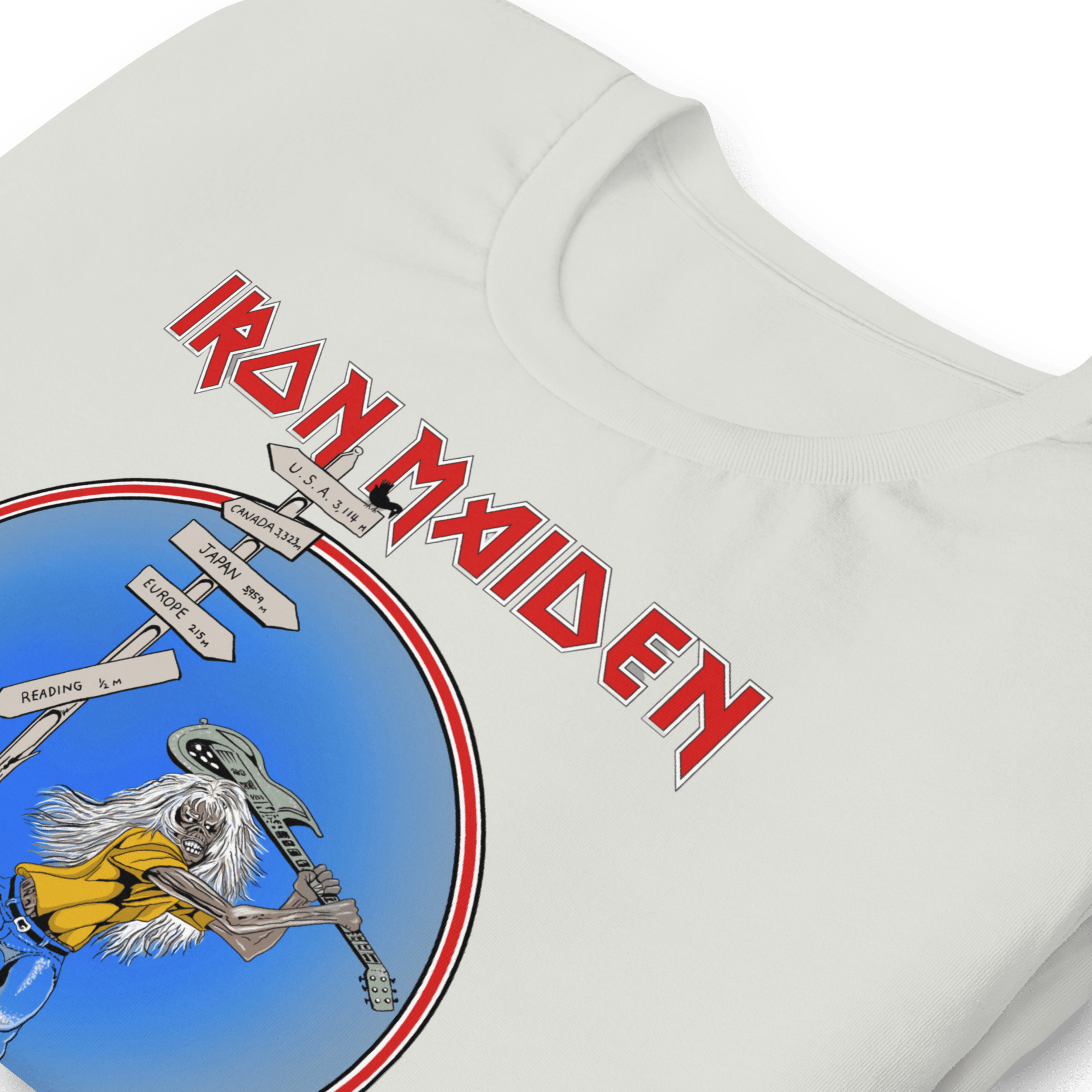 Iron Maiden Reading 1982 Vintage Tour T-Shirt