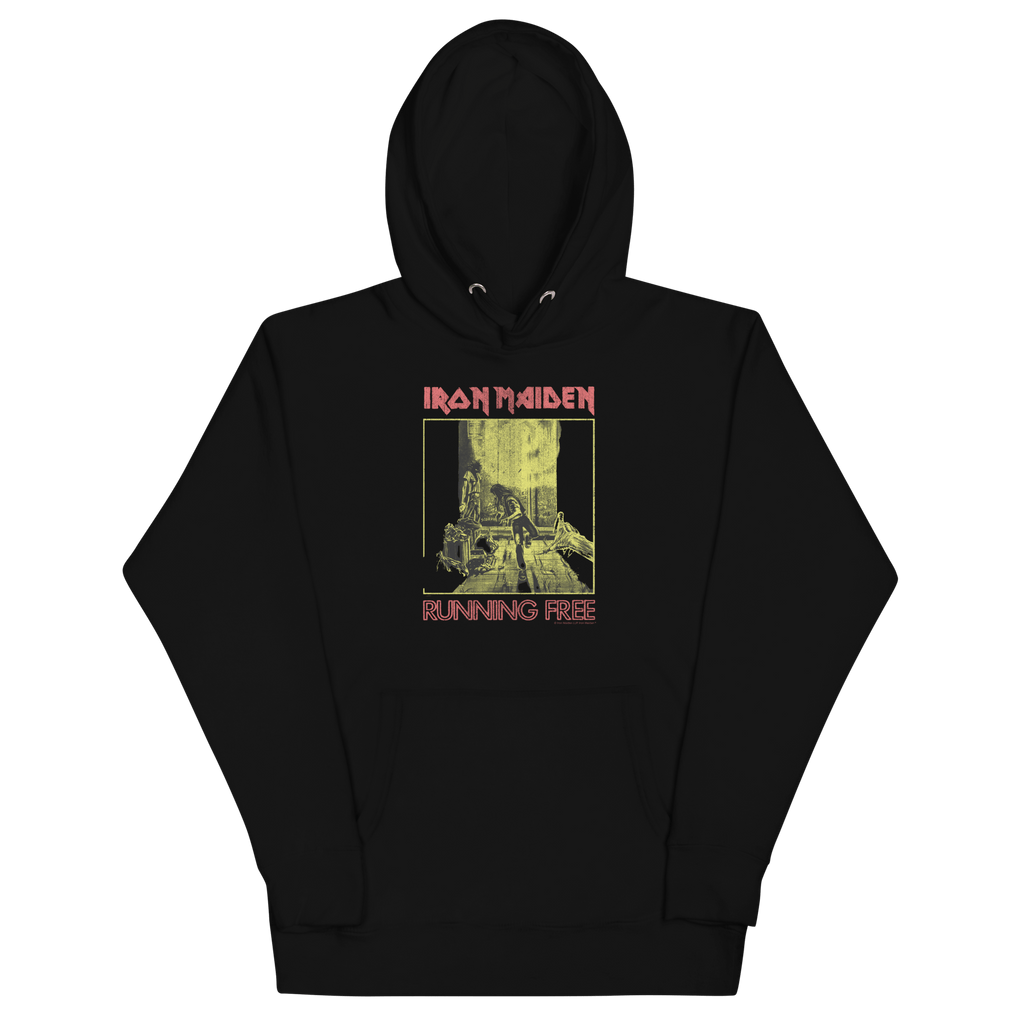 Iron Maiden Running Free Vintage Hoodie