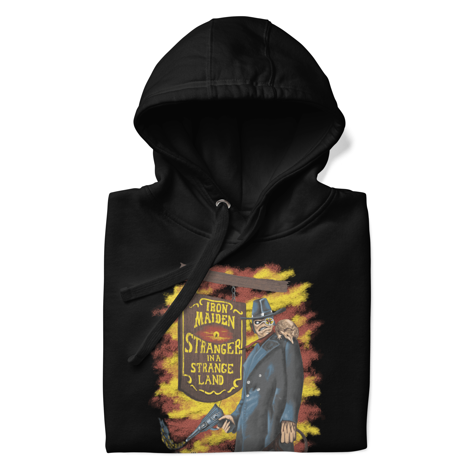Iron Maiden Strange Land Texas 1987 Vintage Tour Hoodie