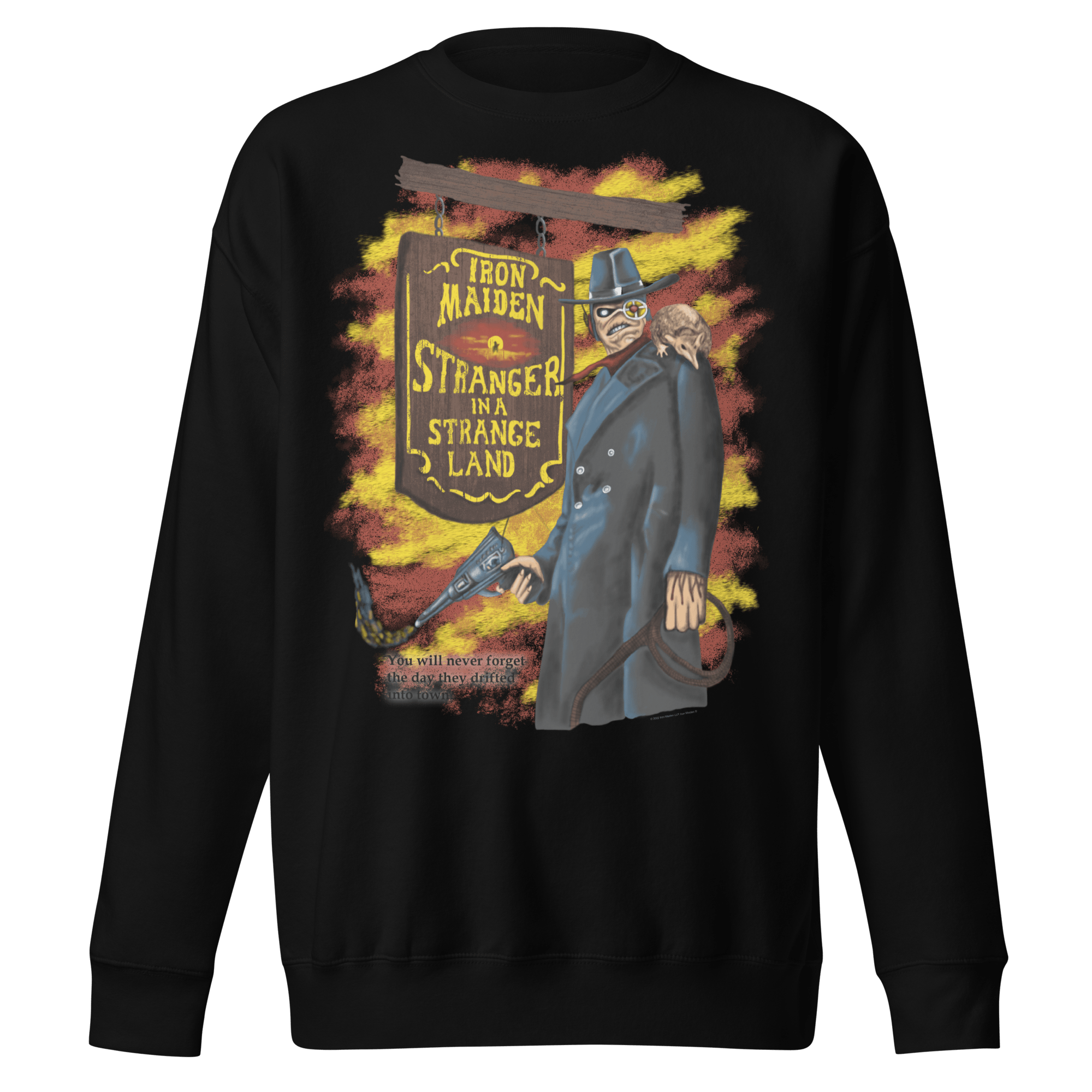 Iron Maiden Strange Land Texas 1987 Vintage Tour Sweatshirt