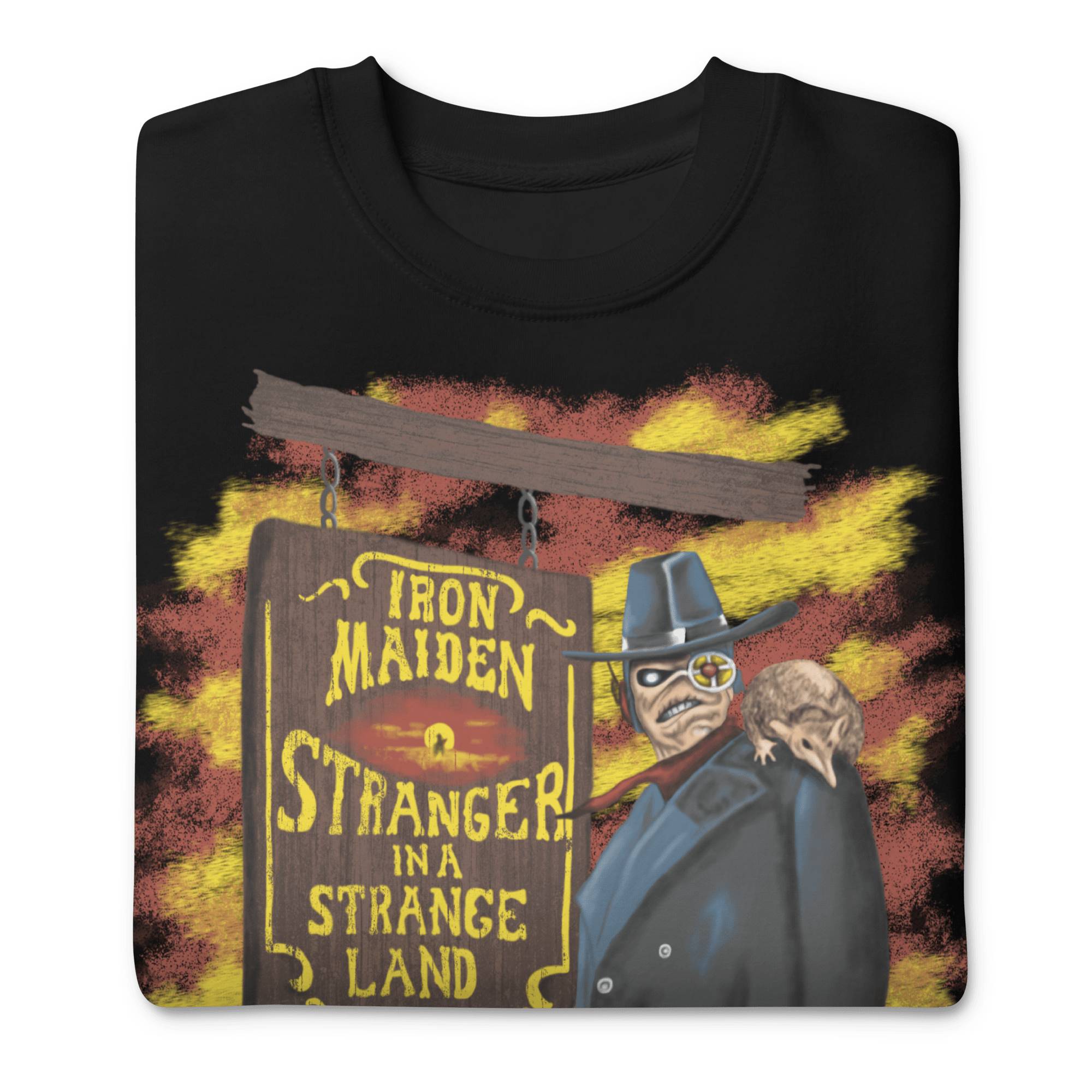 Iron Maiden Strange Land Texas 1987 Vintage Tour Sweatshirt