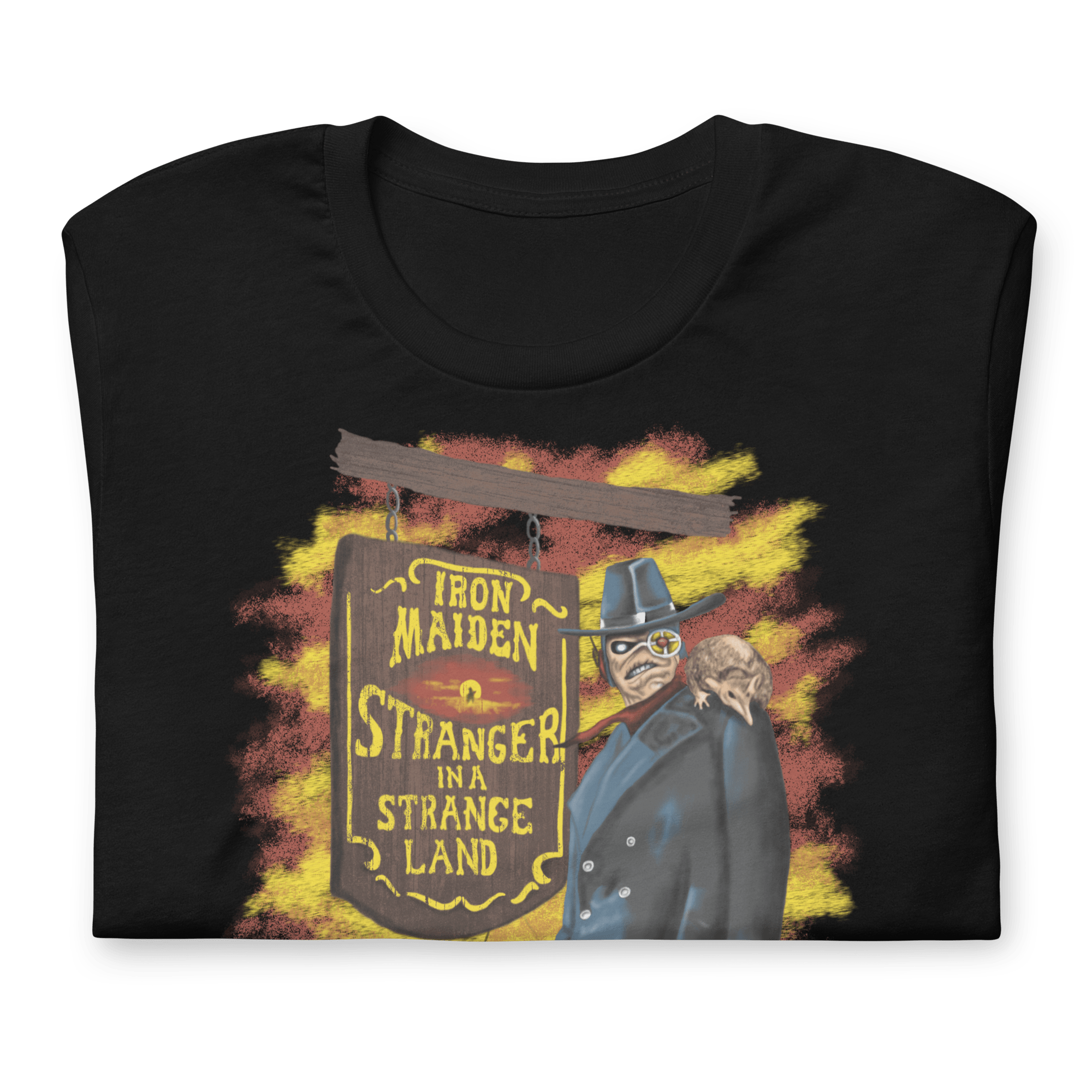 Iron Maiden Strange Land Texas 1987 Vintage Tour T-Shirt